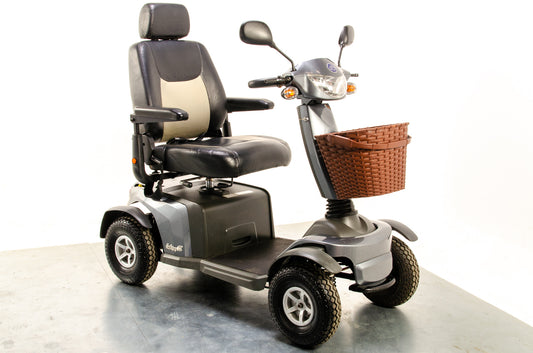 Excel Galaxy II Used Mobility Scooter 8mph Large Comfy Class 3 Road Legal Grey 03507 1500