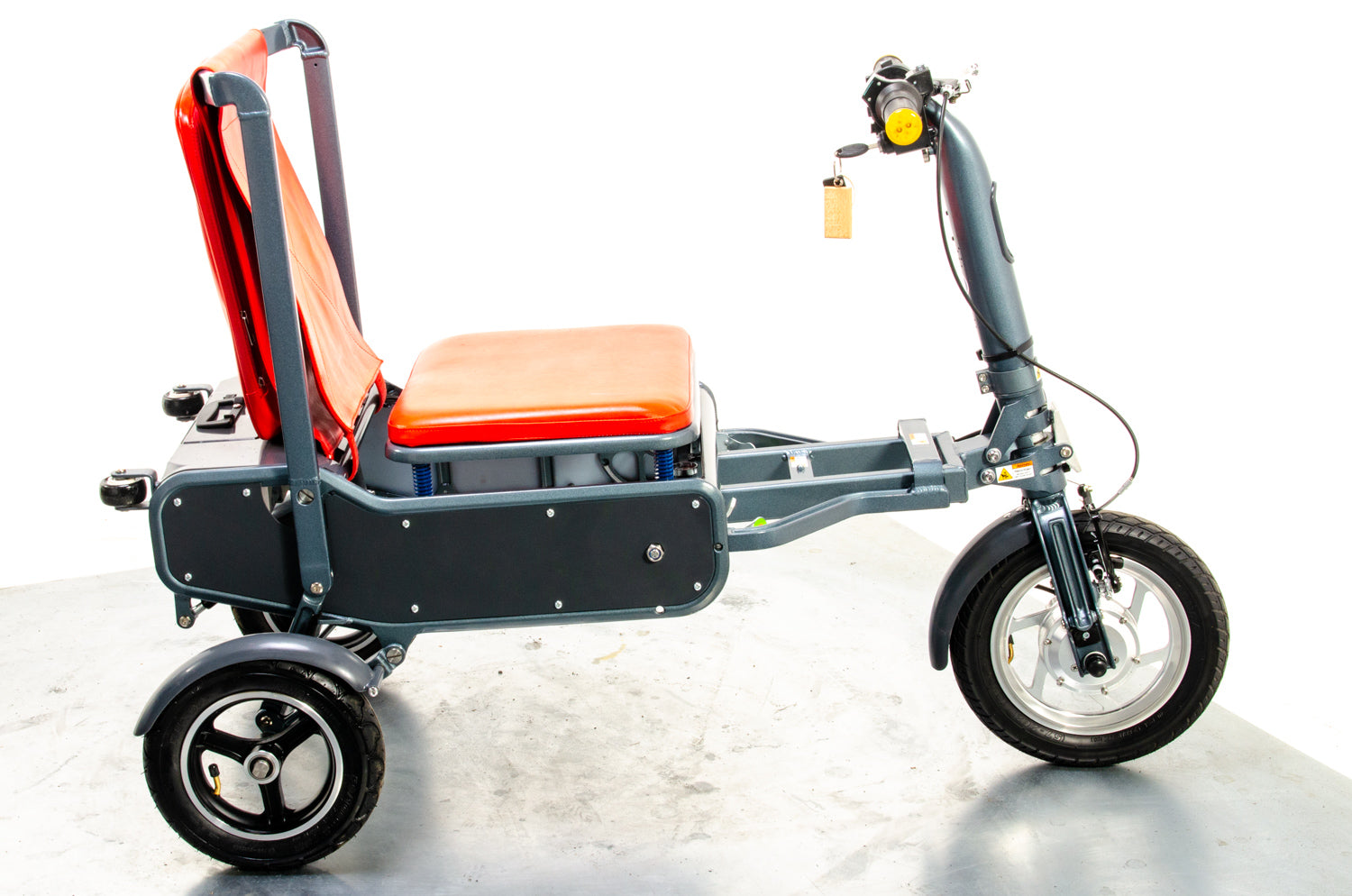 eFOLDI Lightweight Folding Electric Mobility Scooter 8mph Used Portable Transportable Lithium