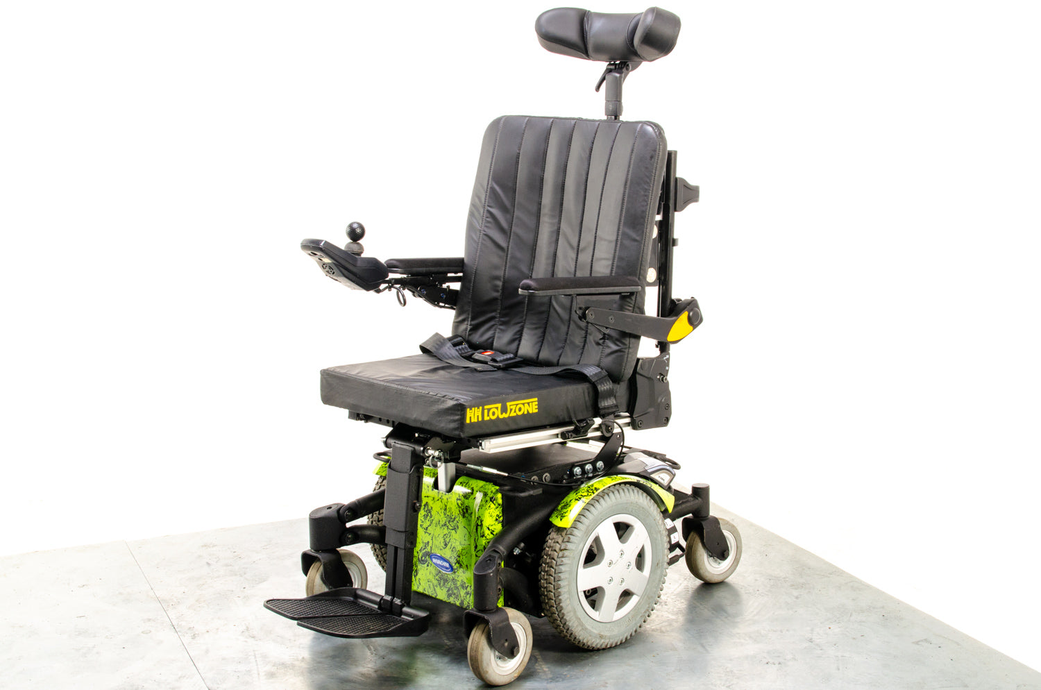 Invacare TDX SP2 Used Electric Wheelchair Powerchair Power Tilt Leg Raiser Green