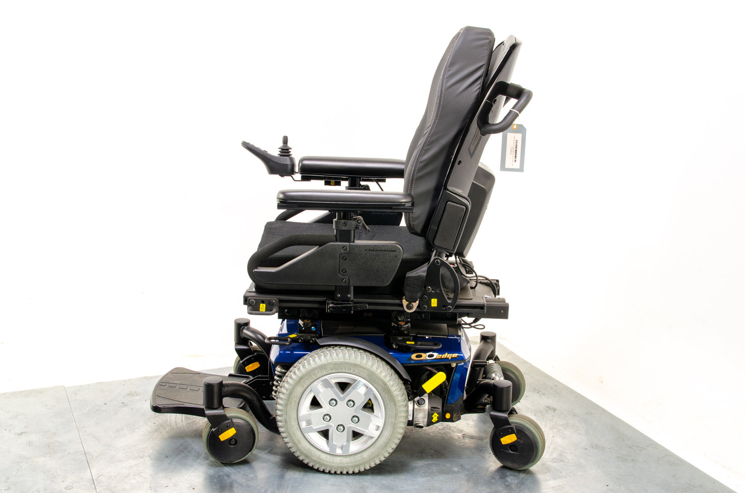Pride Quantum Q6 Edge Used Electric Wheelchair Powerchair Power Tilt 6mph Blue