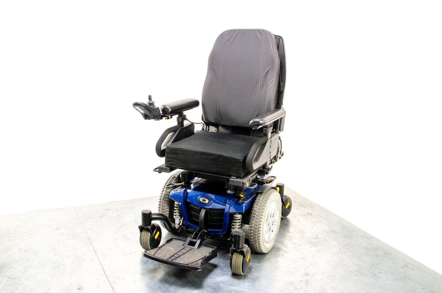 Pride Quantum Q6 Edge Used Electric Wheelchair Powerchair Power Tilt 6mph Blue