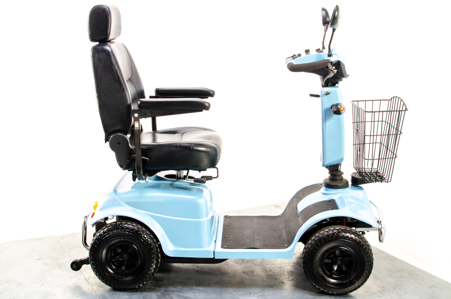 Rascal Pioneer Used Electric Mobility Scooter 8mph All-Terrain Suspension Off-Road Blue 13510