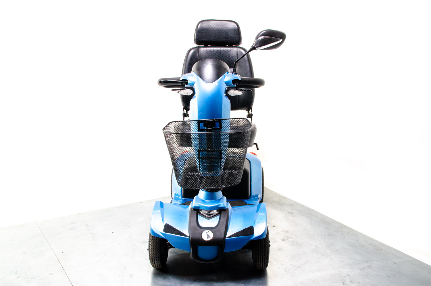 Rascal Vantage X Used Electric Mobility Scooter 6mph Compact Road Legal Baby Blue