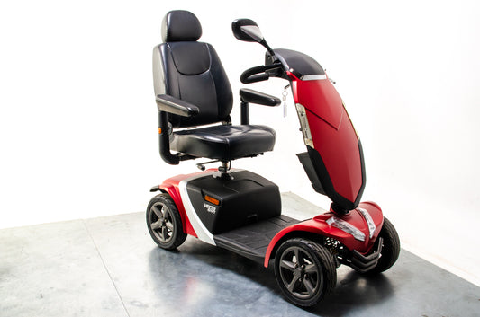 Rascal Vecta Sport Compact Used Electric Mobility Scooter 8mph Max Grip Suspension All-Terrain Red 1500