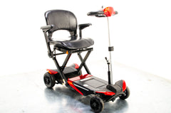 Monarch Smarti Remote Auto-Folding Used Mobility Scooter Lithium Travel Lightweight Red 12097