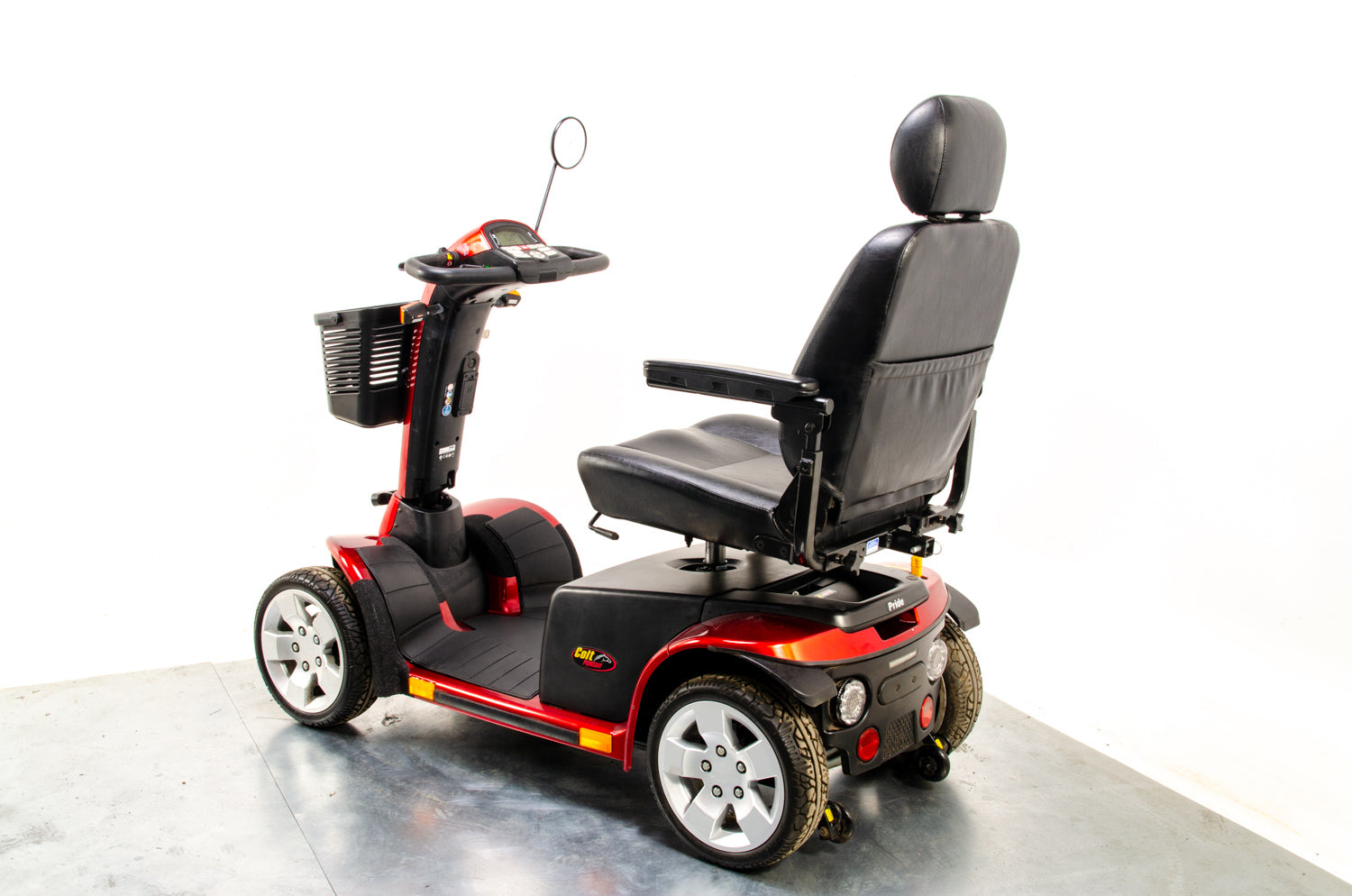 Pride Colt Pursuit Used Mobility Scooter 8mph All-Terrain Transportable Large Off-Road Road Legal Red 13446