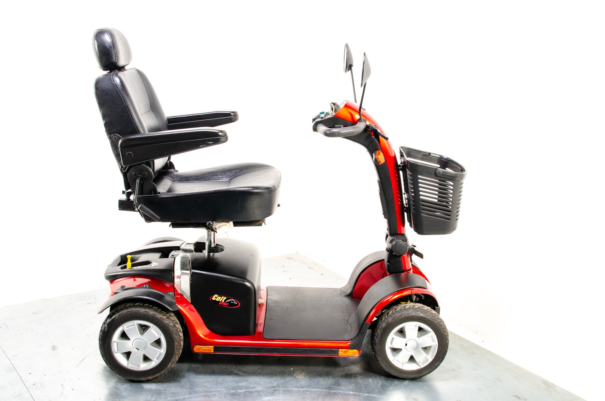 Pride Colt Sport Used Electric Mobility Scooter 8mph Transportable Suspension Pavement Road Legal Red 13364