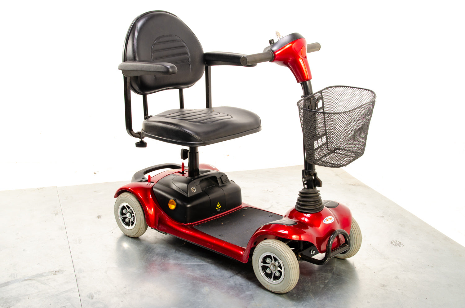 CTM HS-295 Used Mobility Scooter Transportable Boot Portable Lightweight Red