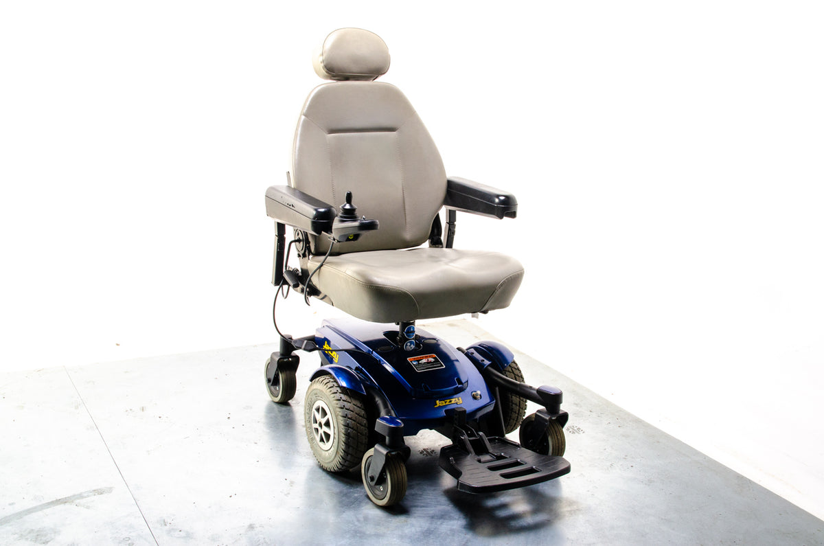 Pride Jazzy Select 6 Used Electric Wheelchair Powerchair Indoor Outdoor MWD Blue