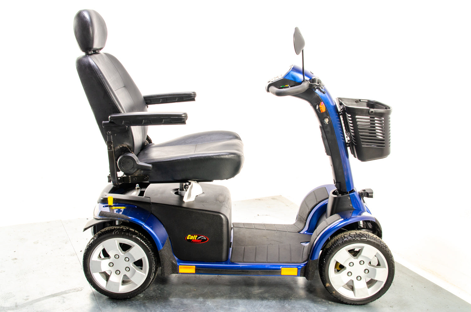 Pride Colt Pursuit All-Terrain Off-Road Used Mobility Scooter 8mph Transportable Large Off-Road Road Legal Blue 03527