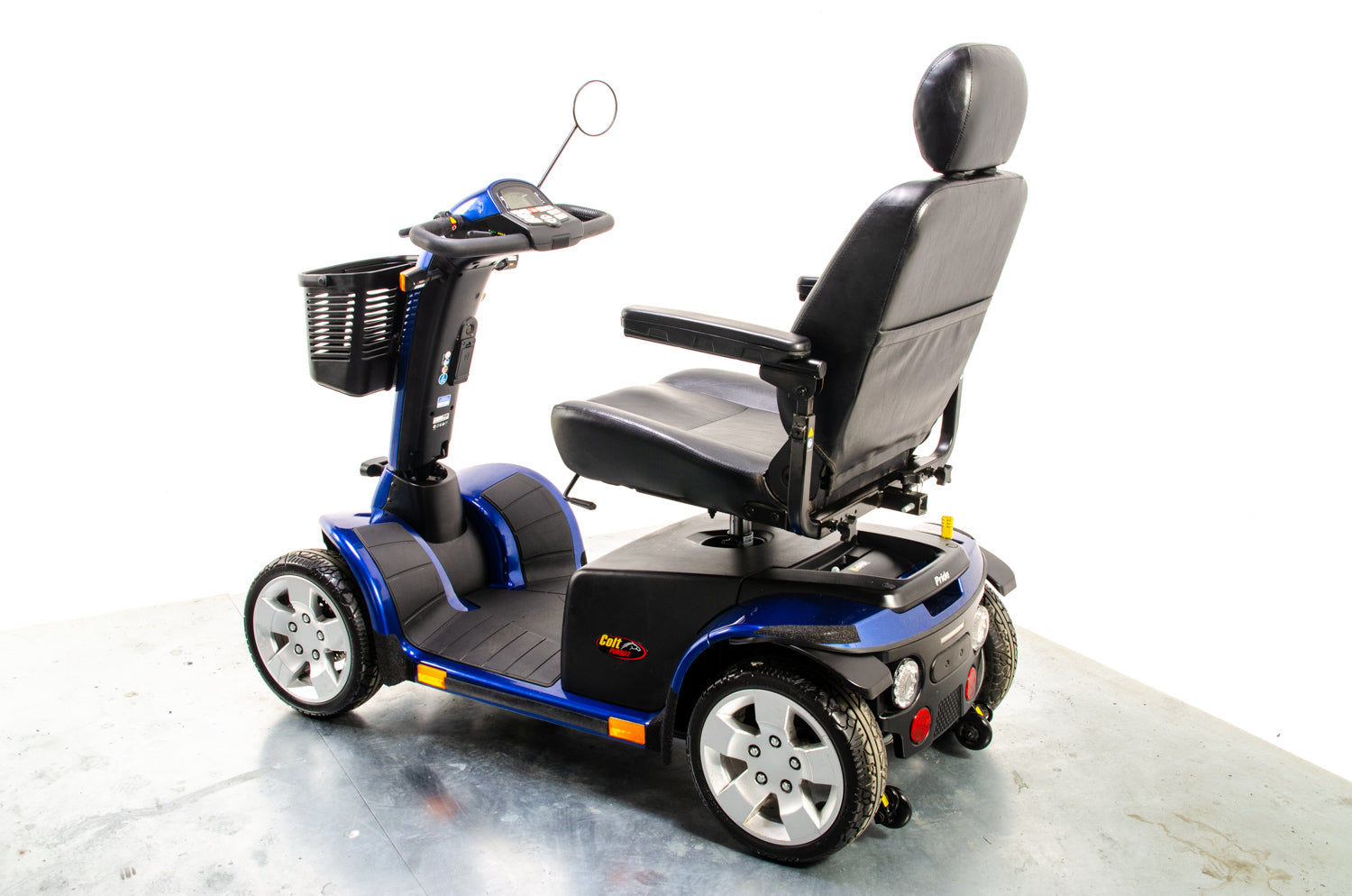 Pride Colt Pursuit All-Terrain Off-Road Used Mobility Scooter 8mph Transportable Large Off-Road Road Legal Blue 03527