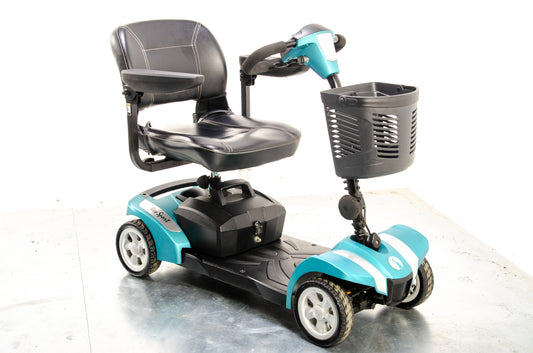 Veo Sport Used Electric Mobility Scooter Small Portable Lightweight Transportable Boot Turquoise 13529 1500