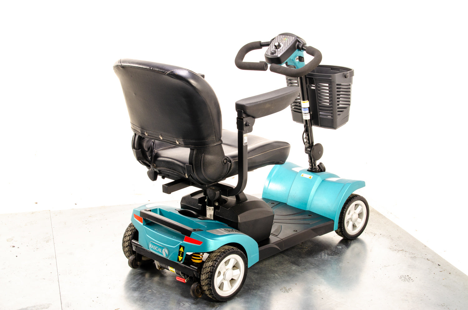 Veo Sport Used Electric Mobility Scooter Small Portable Lightweight Transportable Boot Turquoise 13529