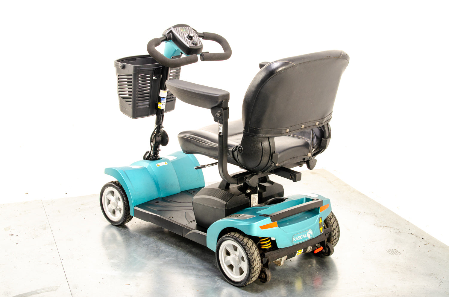 Veo Sport Used Electric Mobility Scooter Small Portable Lightweight Transportable Boot Turquoise 13529