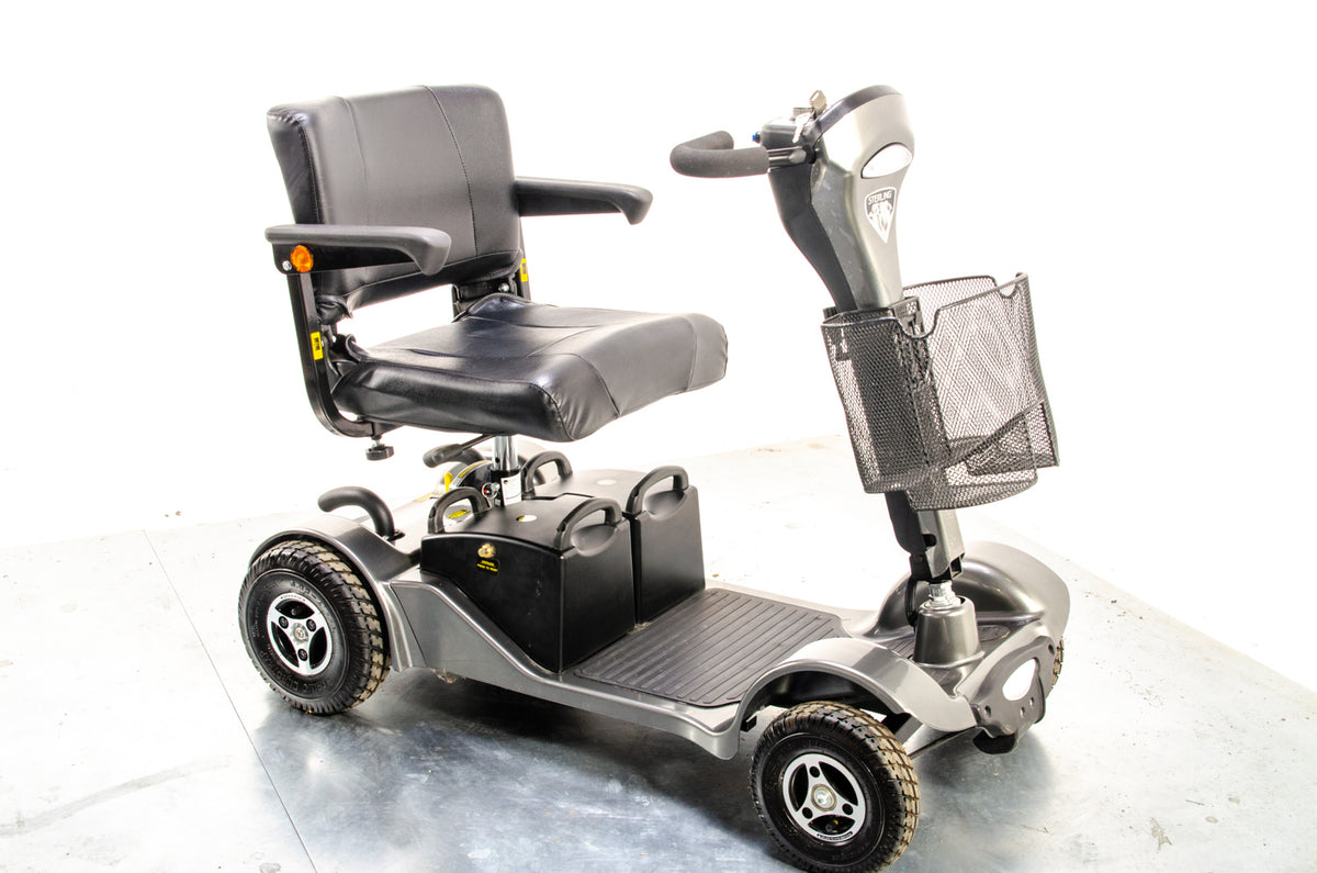 New Sterling Sapphire 2 Mobility Scooter Midsize Transportable Pneumatic Tyres Folding Boot Grey