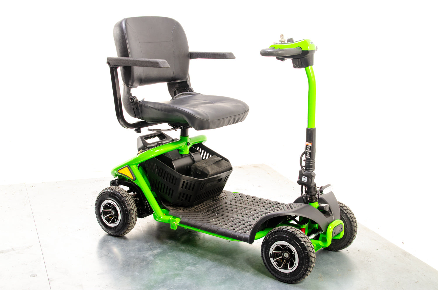 Monarch Mini 4 Plus Used Mobility Scooter Small Transportable Pneumatic Tyres Parks Green 13375