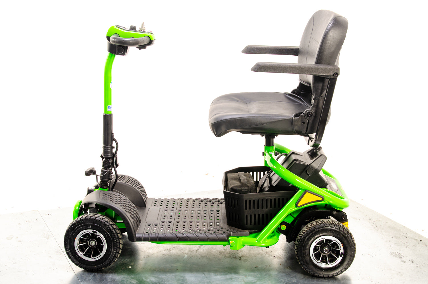 Monarch Mini 4 Plus Used Mobility Scooter Small Transportable Pneumatic Tyres Parks Green 13375