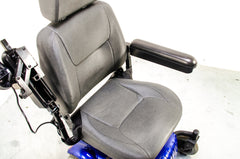 Rascal P320 Compact Electric Wheelchair Powerchair Used Small Indoor Blue