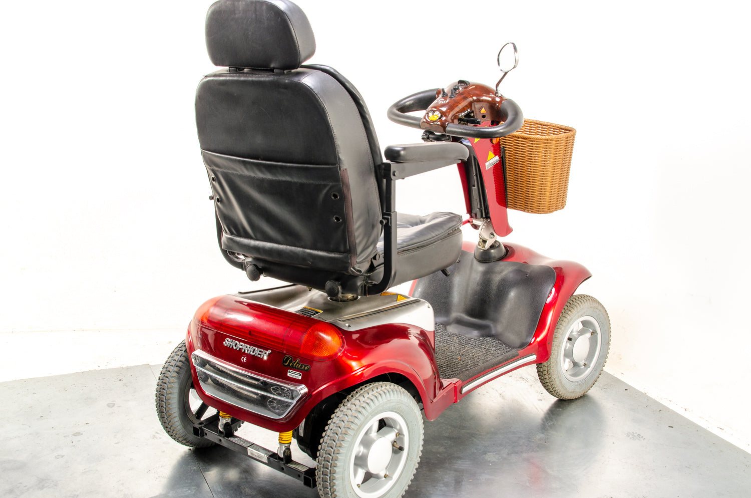 Shoprider Cordoba Off-Road All-Terrain Used Mobility Scooter Large 8mph Roma Red 13954