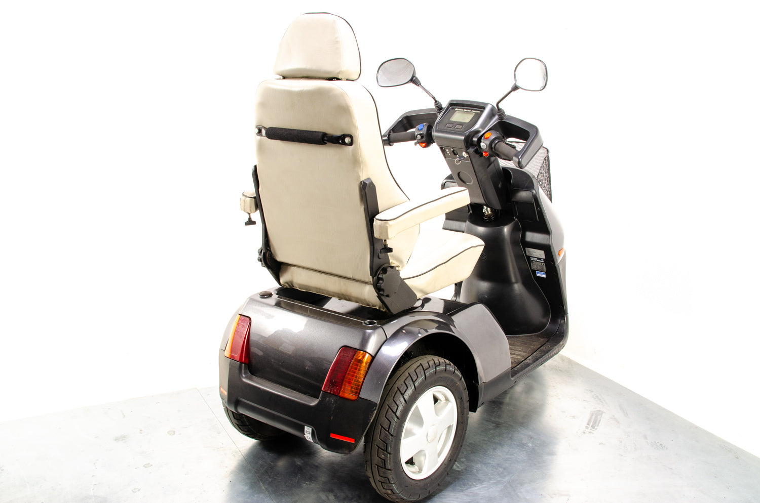 TGA Breeze S3 Large Used Electric Mobility Trike Scooter Road All-Terrain Grey