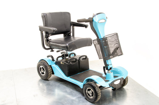 Sterling Sapphire 2 Mobility Scooter Midsize Transportable Pneumatic Tyres Folding Boot Pearl Blue 13642 1500