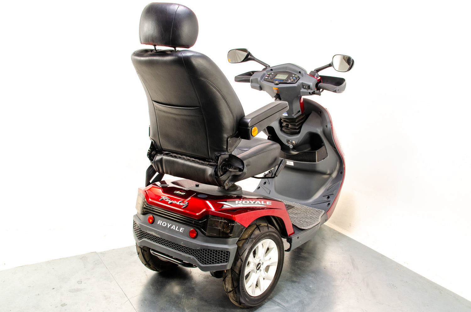 Drive Royale 3 8mph Large Comfort Class 3 Mobility Scooter Trike Red