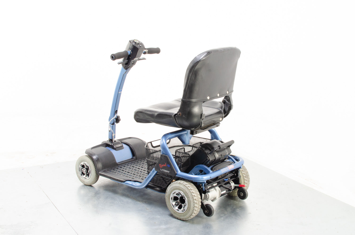 2008 Rascal Liteway 4 4mph Transportable Boot Electric Mobility Scooter in Blue