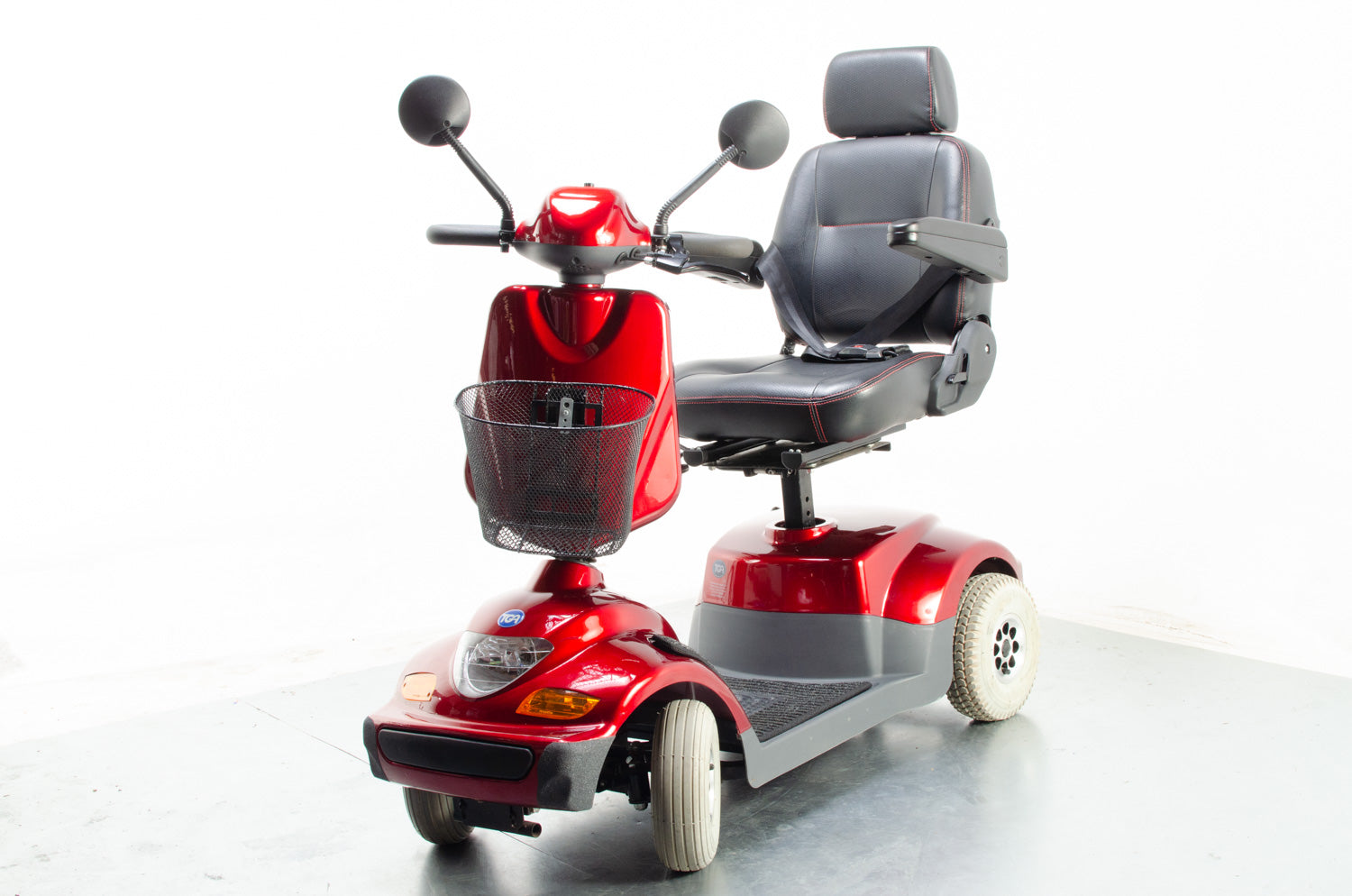 2014 TGA Sonet 6mph Mid Size Mobility Scooter in Red