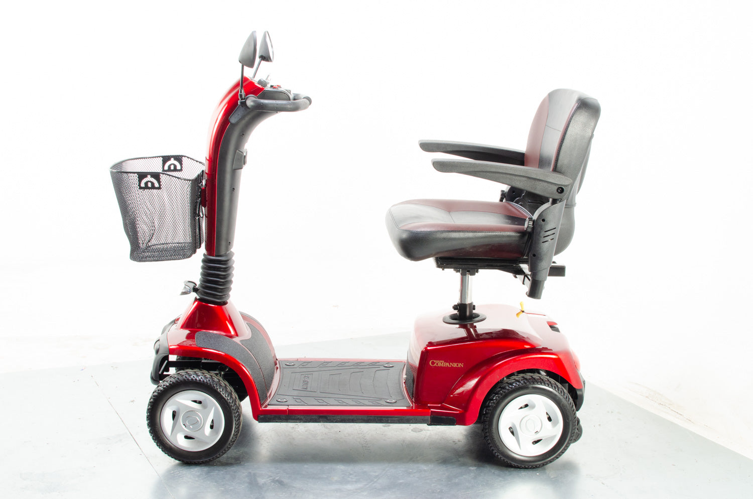 2013 Monarch Multi Electric Mobility Scooter Used Second Hand 4mph Mid Size Pavement in Red