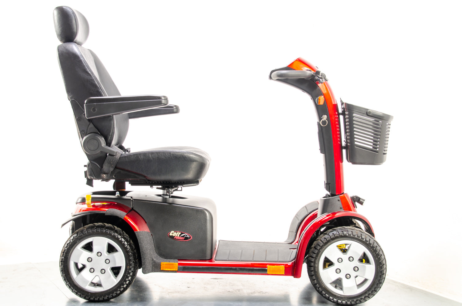 Pride Colt Pursuit Used Mobility Scooter 8mph All-Terrain Transportable Large Off-Road Road Legal Red 13566