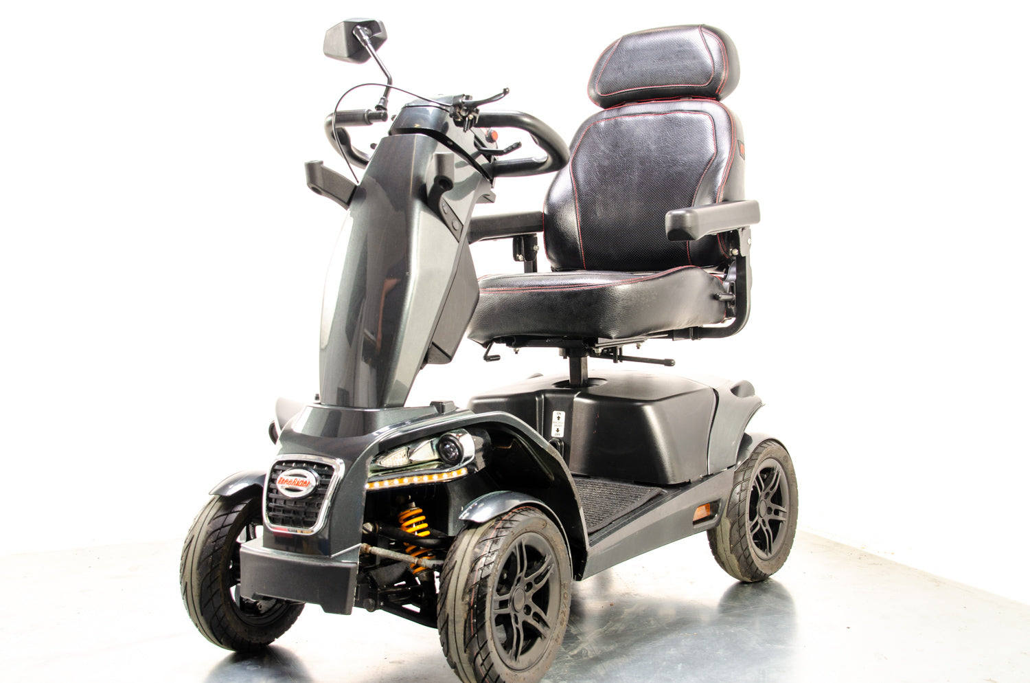 Freerider FR1 Used Electric Mobility Scooter 8mph Suspension Large Road Grey 13523