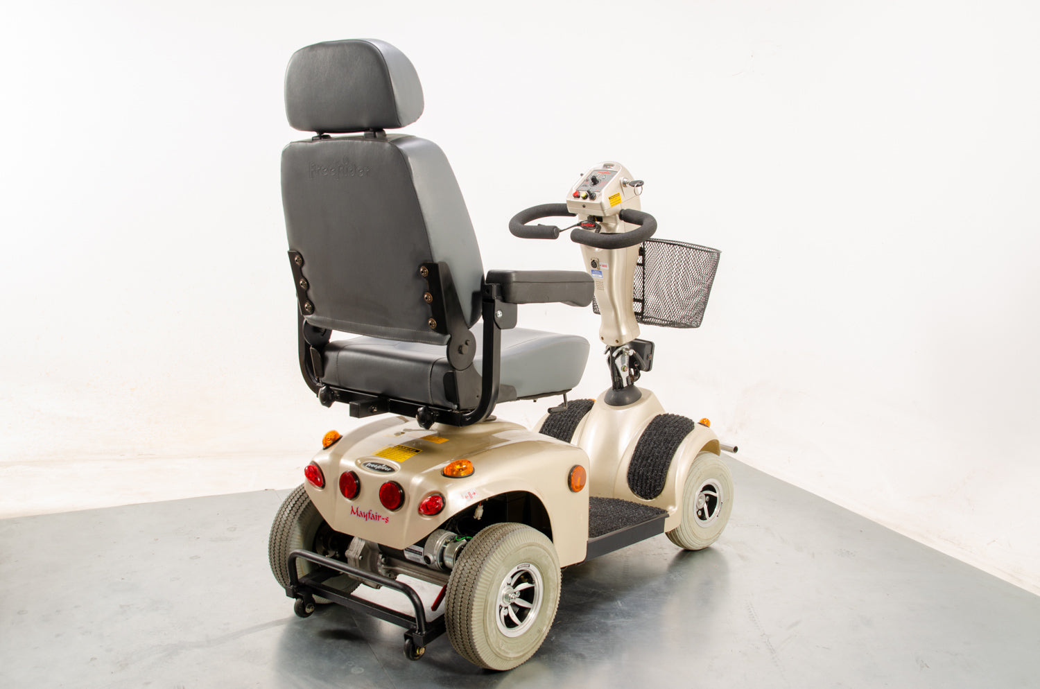 Freerider Mayfair S All-Terrain Used Mobility Scooter 8mph Gold Suspension Road Pavement