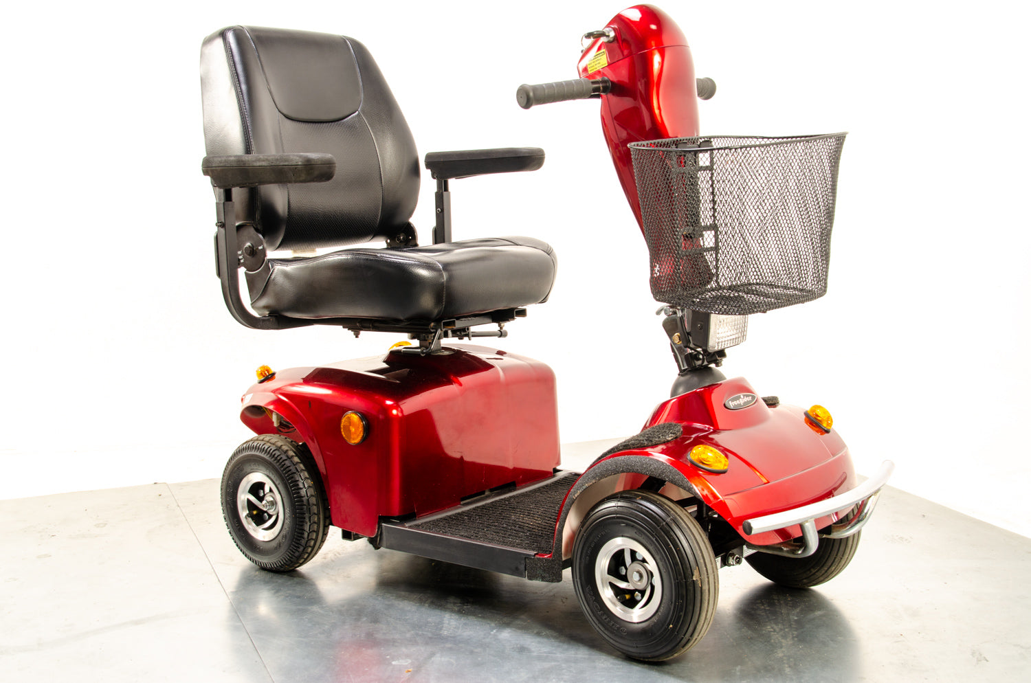 Freerider Mayfair 4 All-Terrain Used Mobility Scooter 4mph Red Pavement