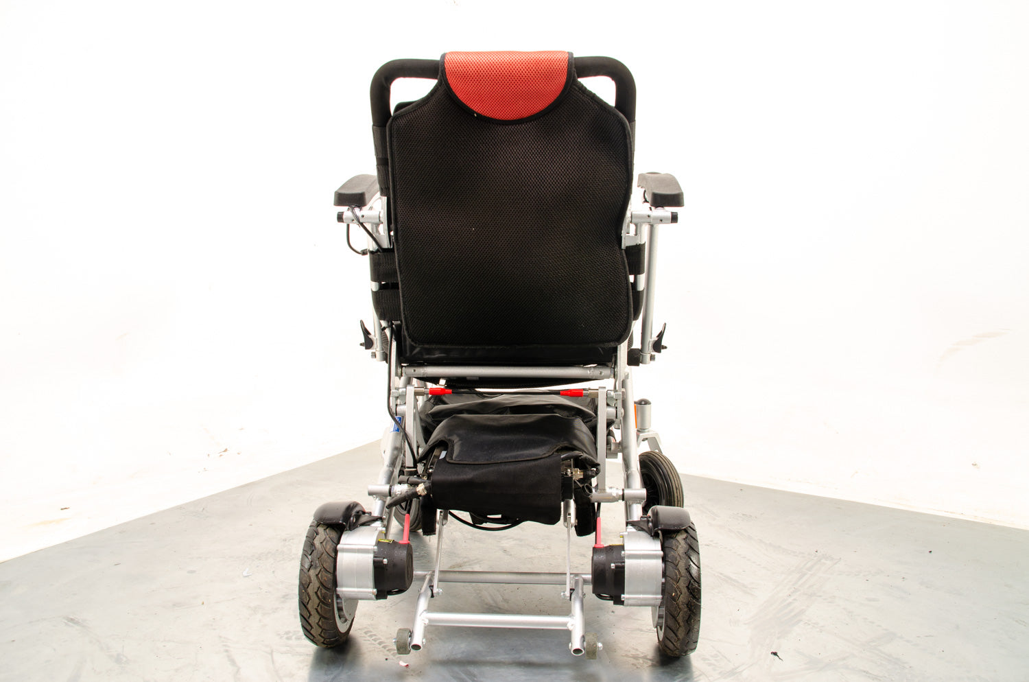 LITH-TECH Compact Electric Folding Wheelchair Powerchair Used Lightweight Aluminium Lithium