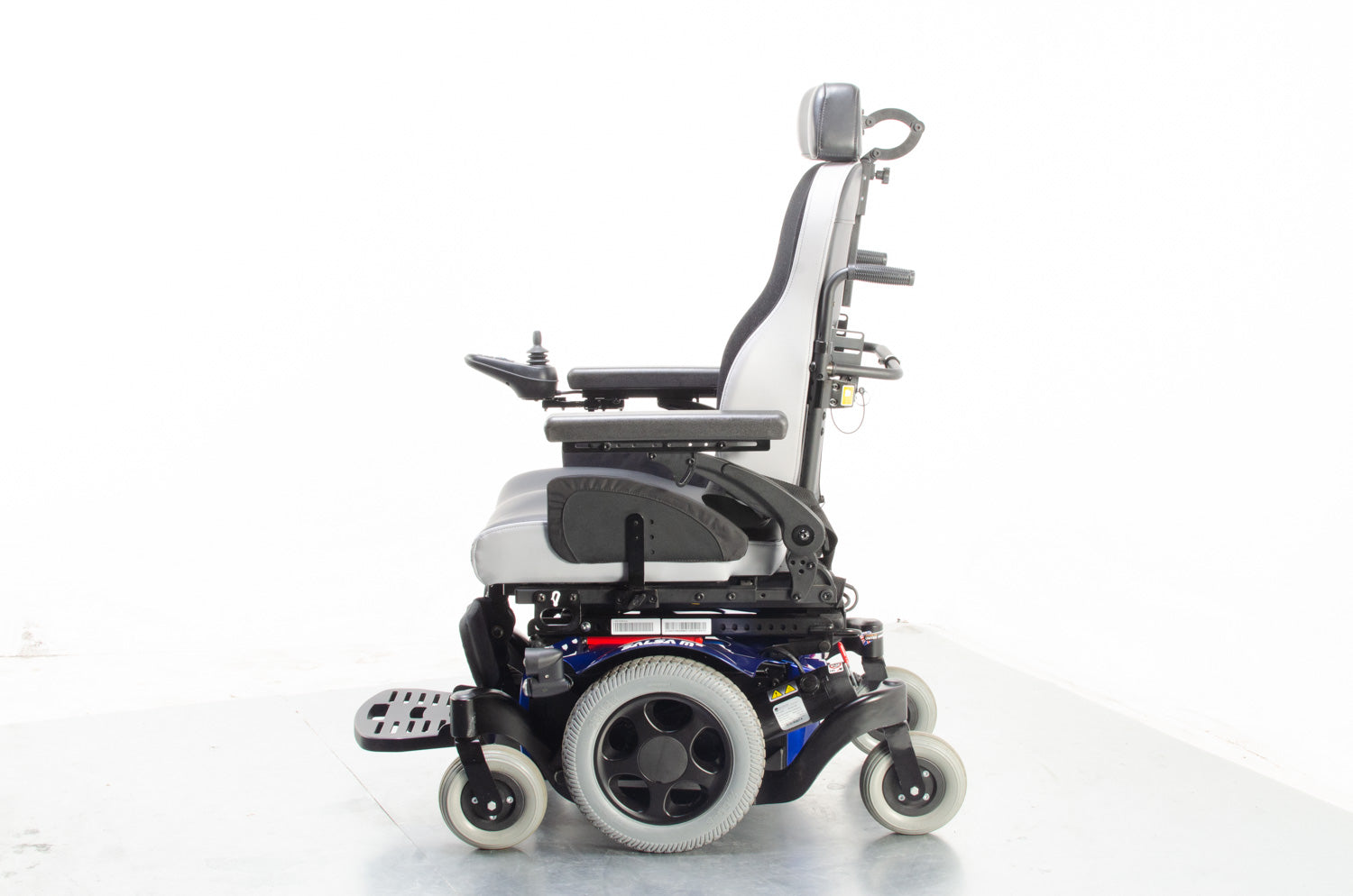 2017 Quickie Salsa M2 6mph Powered Wheelchair Electric Tilt Sunrise Medical Powerchair in Blue