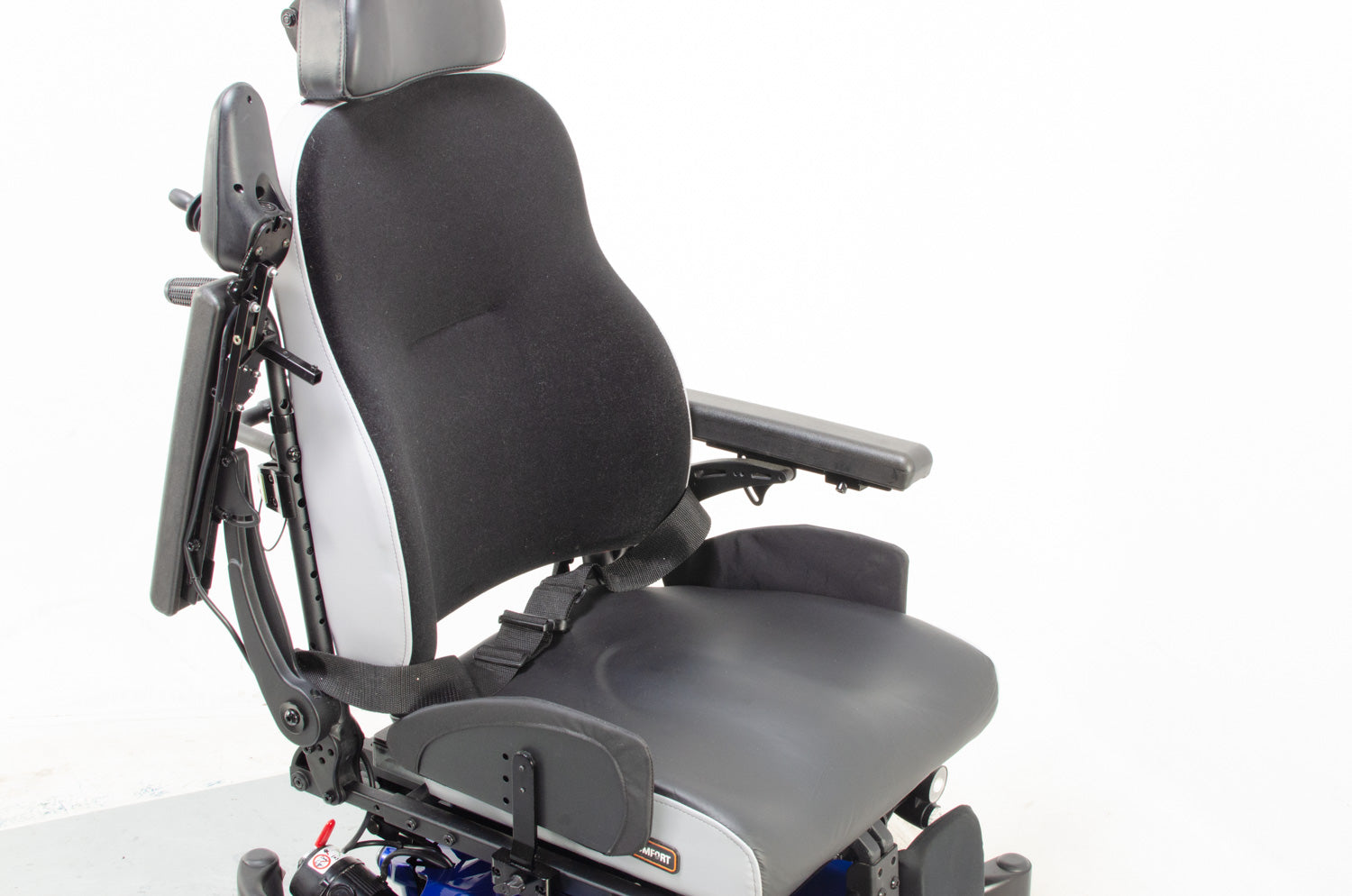 2017 Quickie Salsa M2 6mph Powered Wheelchair Electric Tilt Sunrise Medical Powerchair in Blue