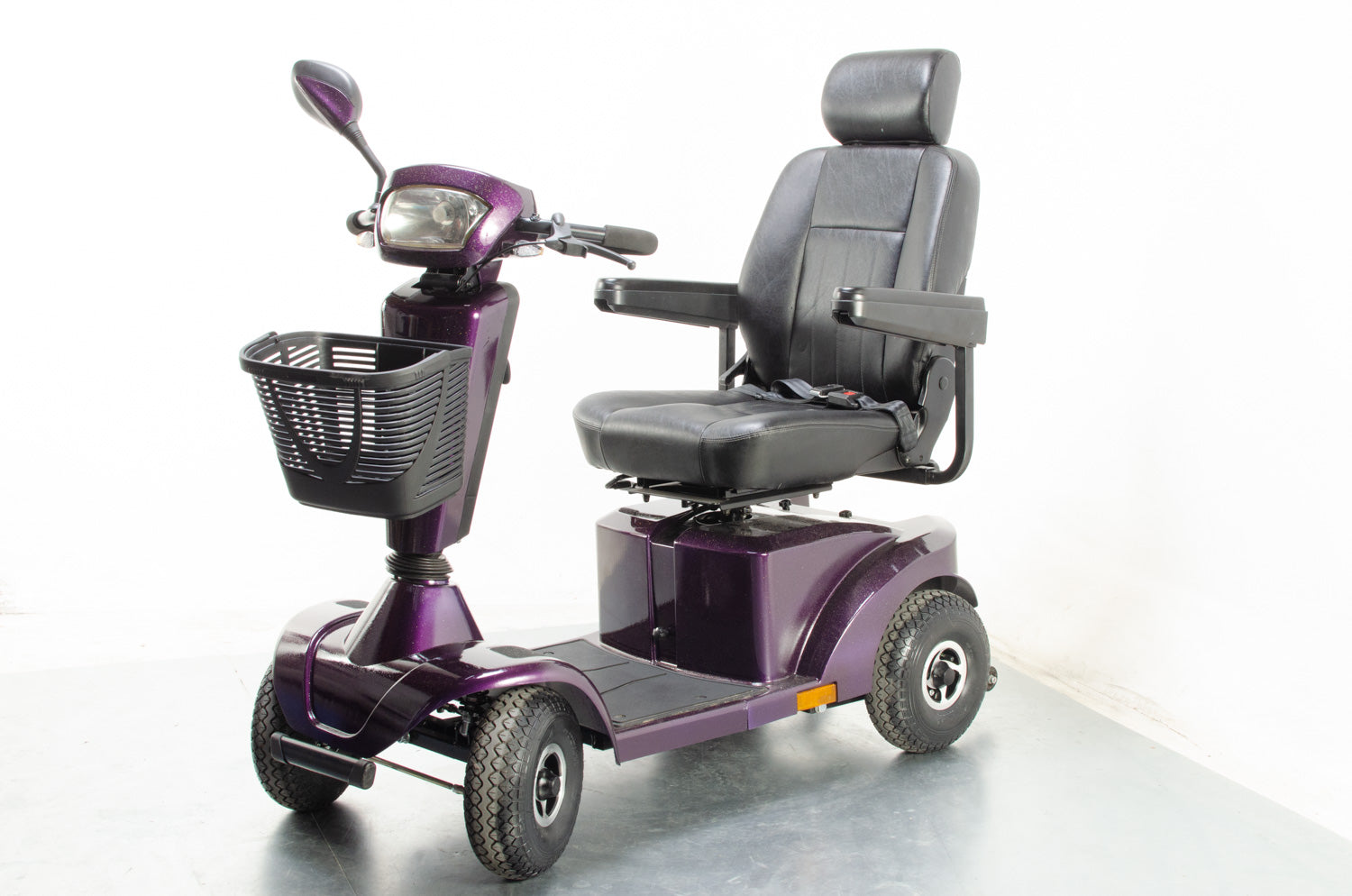 2018 Sunrise Medical Sterling S425 Electric Mobility Scooter Used Second Hand 8mph Mid Size Holographic Purple