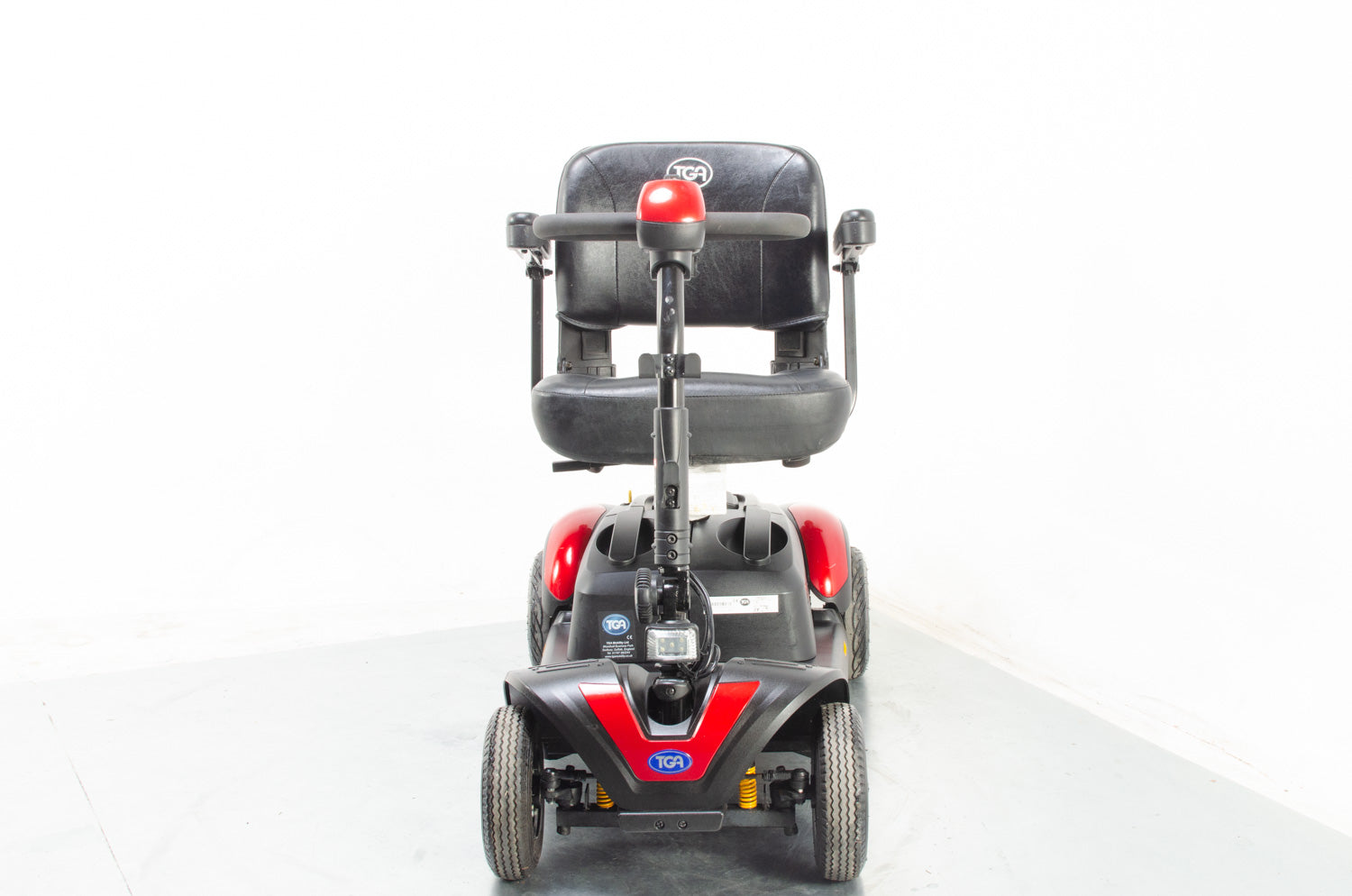 2018 TGA Zest Plus 4mph Electric Mobility Scooter Used Second Hand Transportable Boot Pneumatic Tyres Red