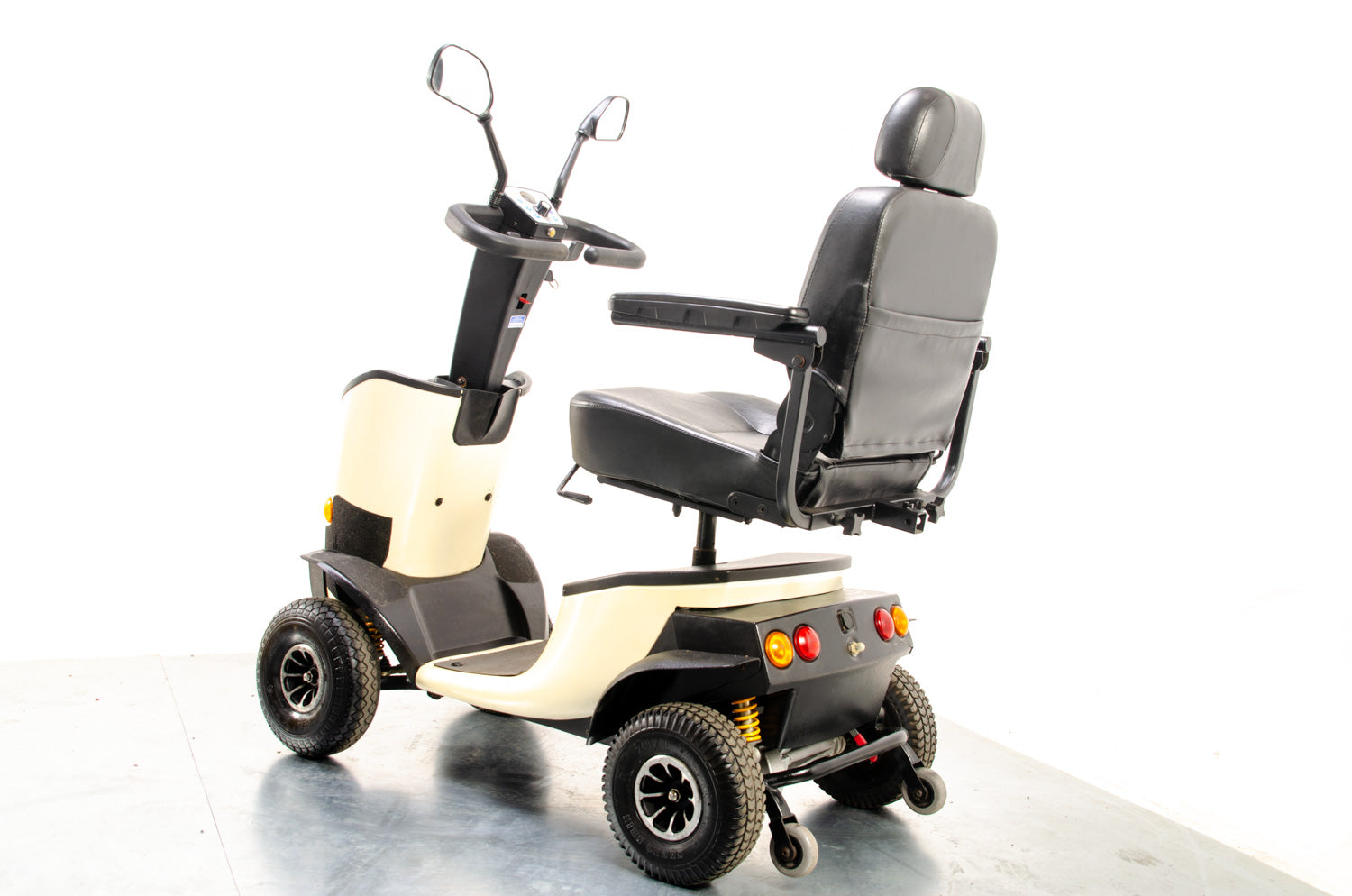 2014 Solax Buggie from Monarch 6mph Midsize Mobility Scooter in Cream White