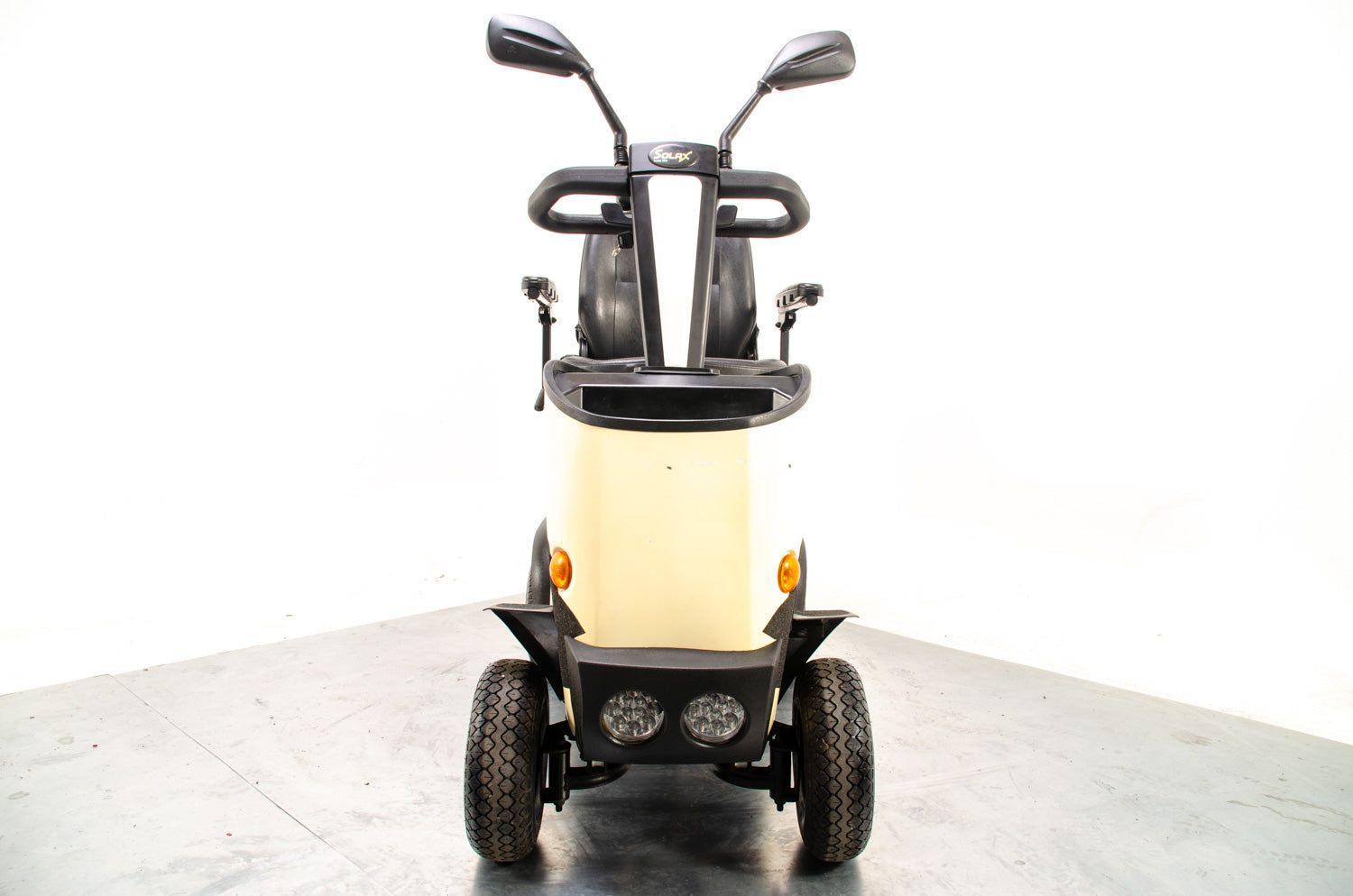 2014 Solax Buggie from Monarch 6mph Midsize Mobility Scooter in Cream White
