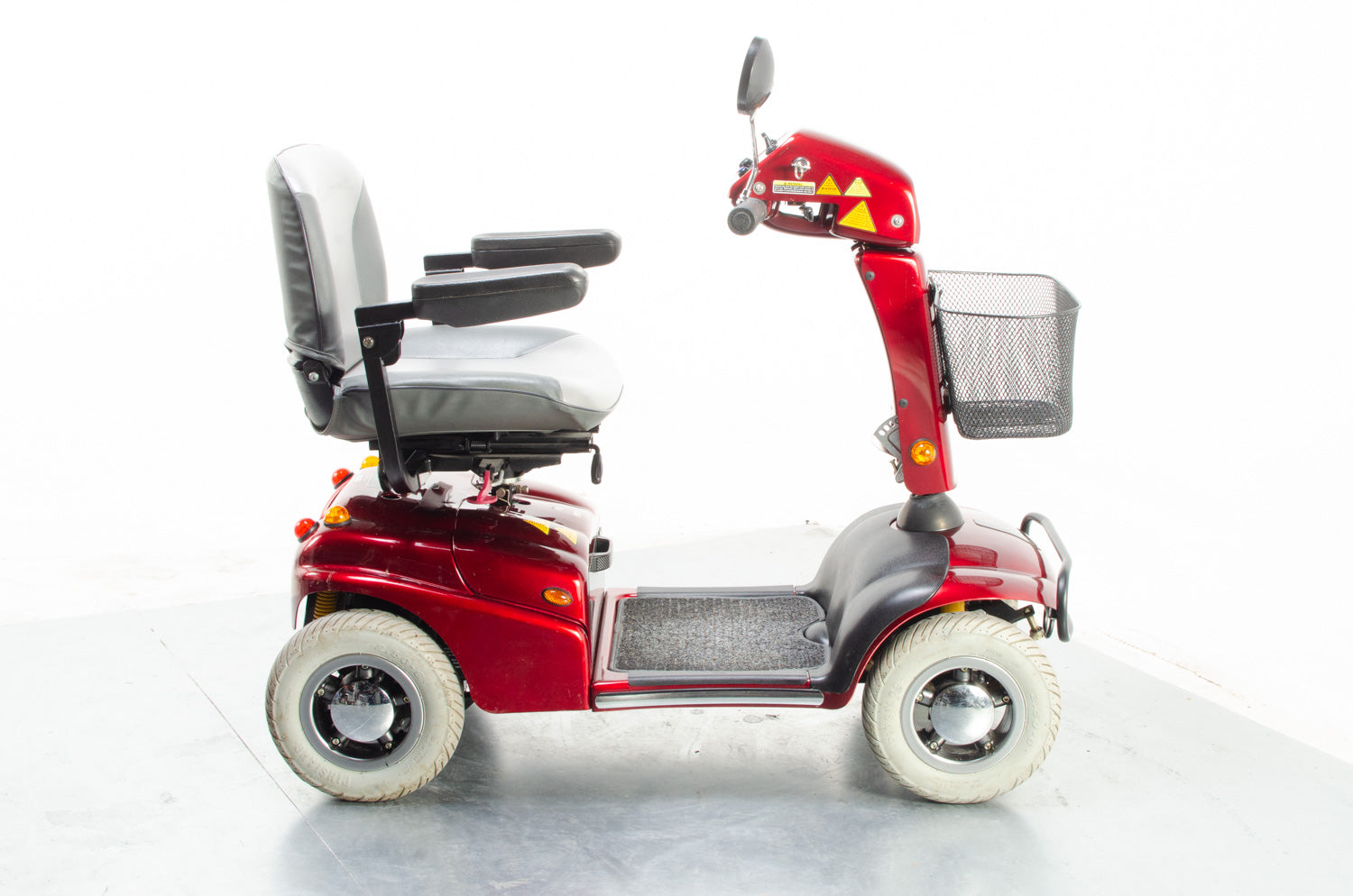2010 Rascal 650 6mph Electric Mobility Scooter Second Hand Mid Size Red
