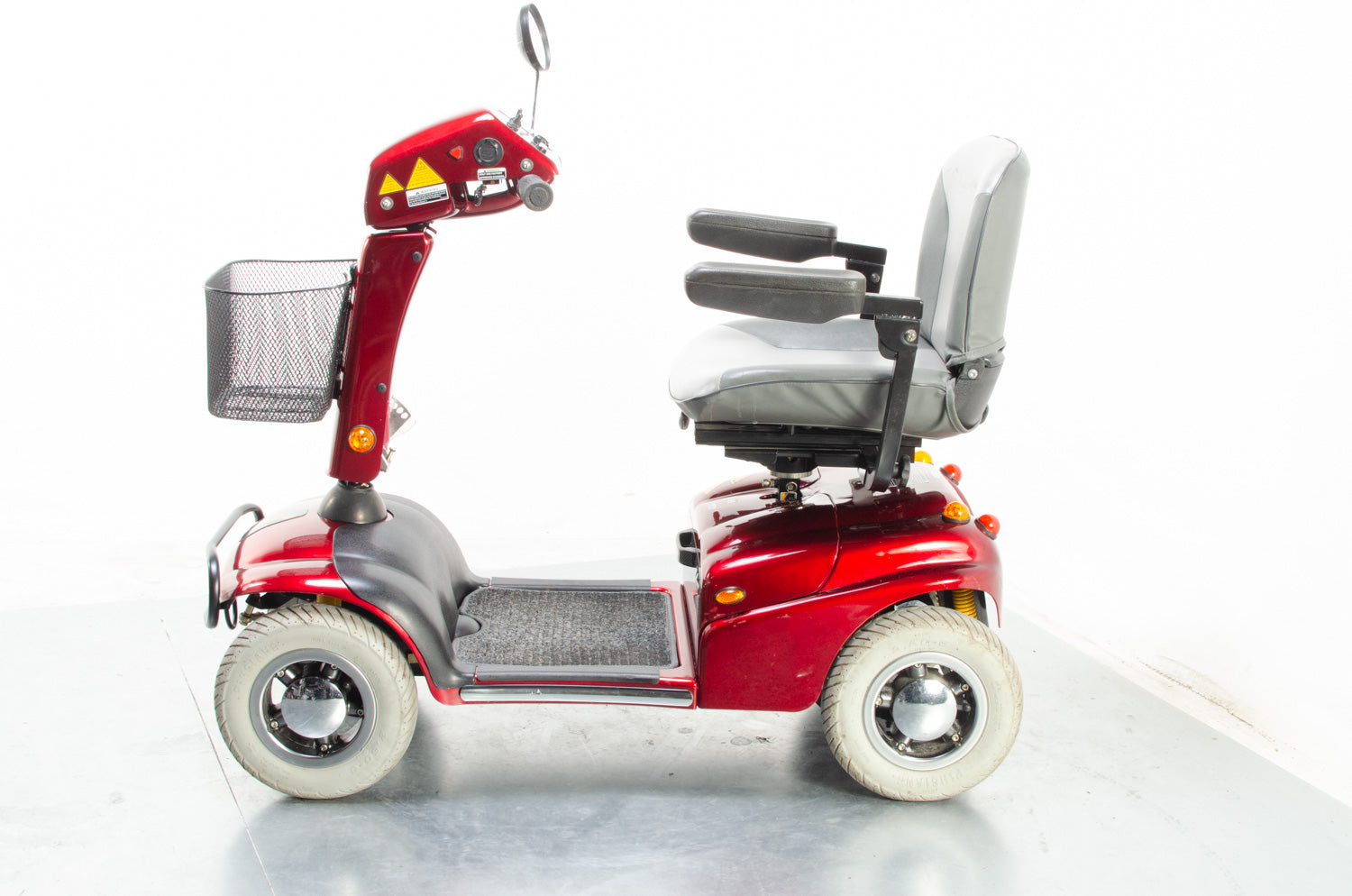 2010 Rascal 650 6mph Electric Mobility Scooter Second Hand Mid Size Red