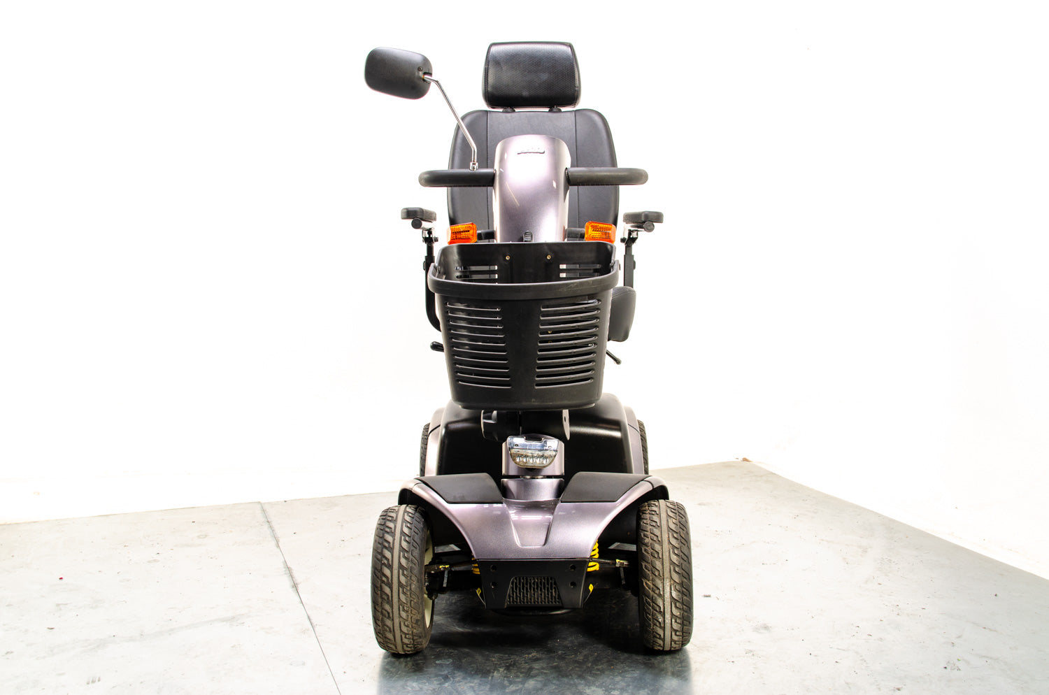 Pride Colt Plus 4mph Mid Size Transportable Mobility Boot Scooter Custom Silver Purple