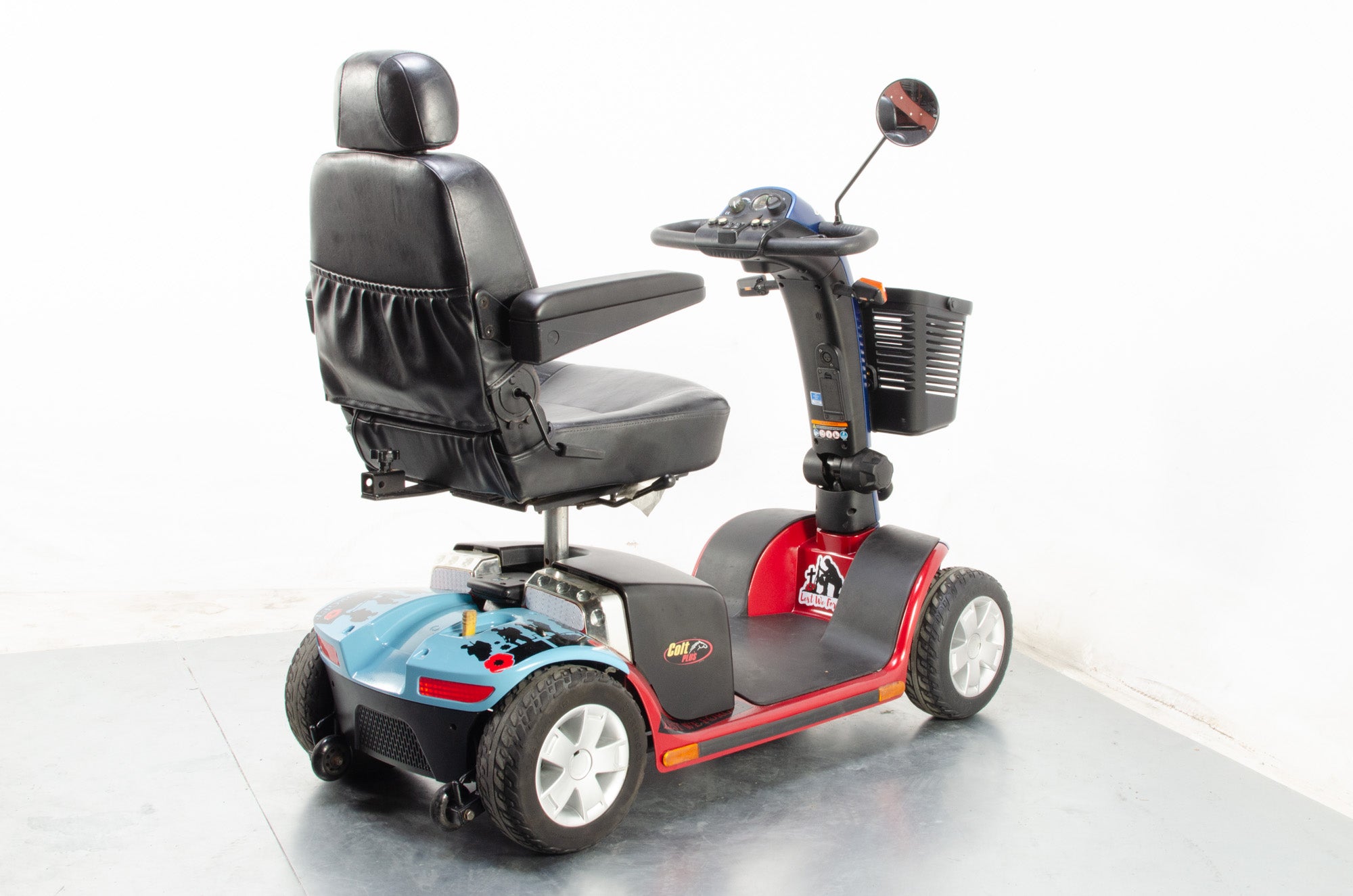 Pride Colt Plus Help for Heroes Electric Mobility Scooter 4mph Mid Size Transportable