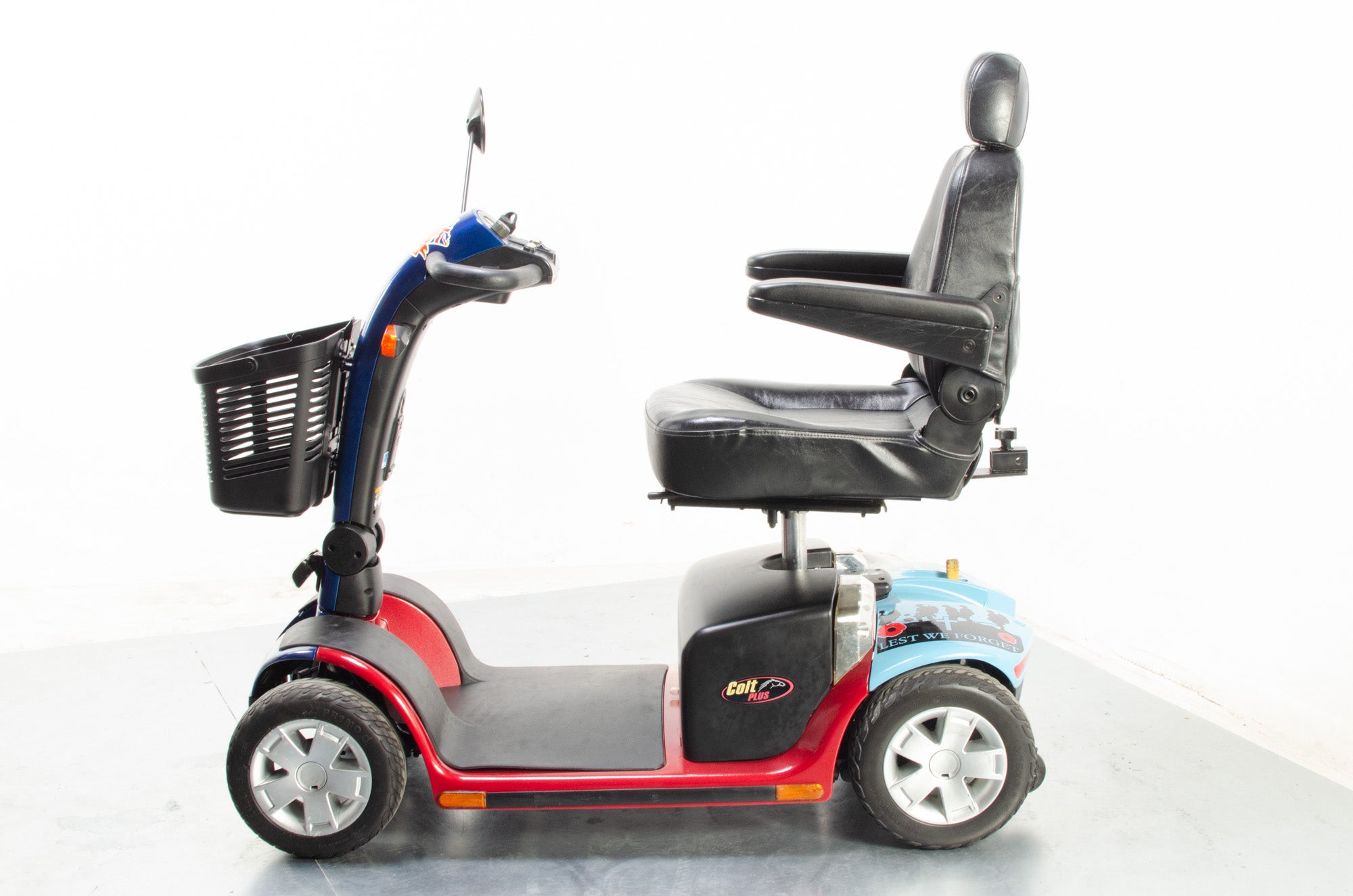 Pride Colt Plus Help for Heroes Electric Mobility Scooter 4mph Mid Size Transportable