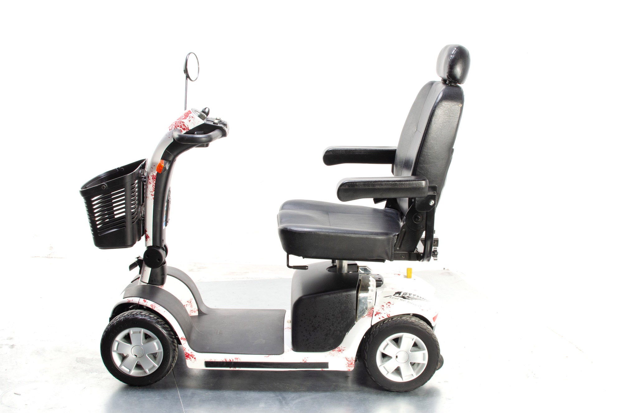 Pride Colt Plus Remembrance Electric Mobility Scooter 4mph Mid Size Transportable White