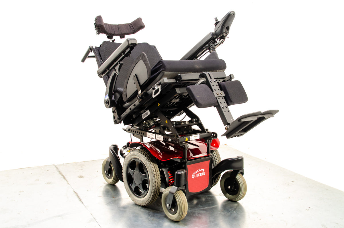 2016 Sunrise Medical Quickie Salsa M2 Mini Used Electric Wheelchair Powerchair Powered Tilt Red 13639