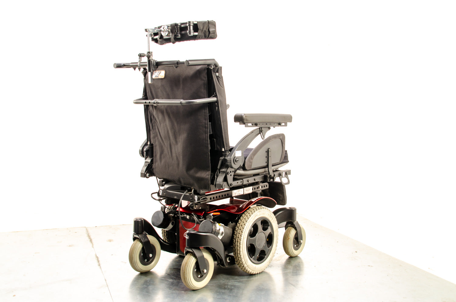 2016 Sunrise Medical Quickie Salsa M2 Mini Used Electric Wheelchair Powerchair Powered Tilt Red 13639