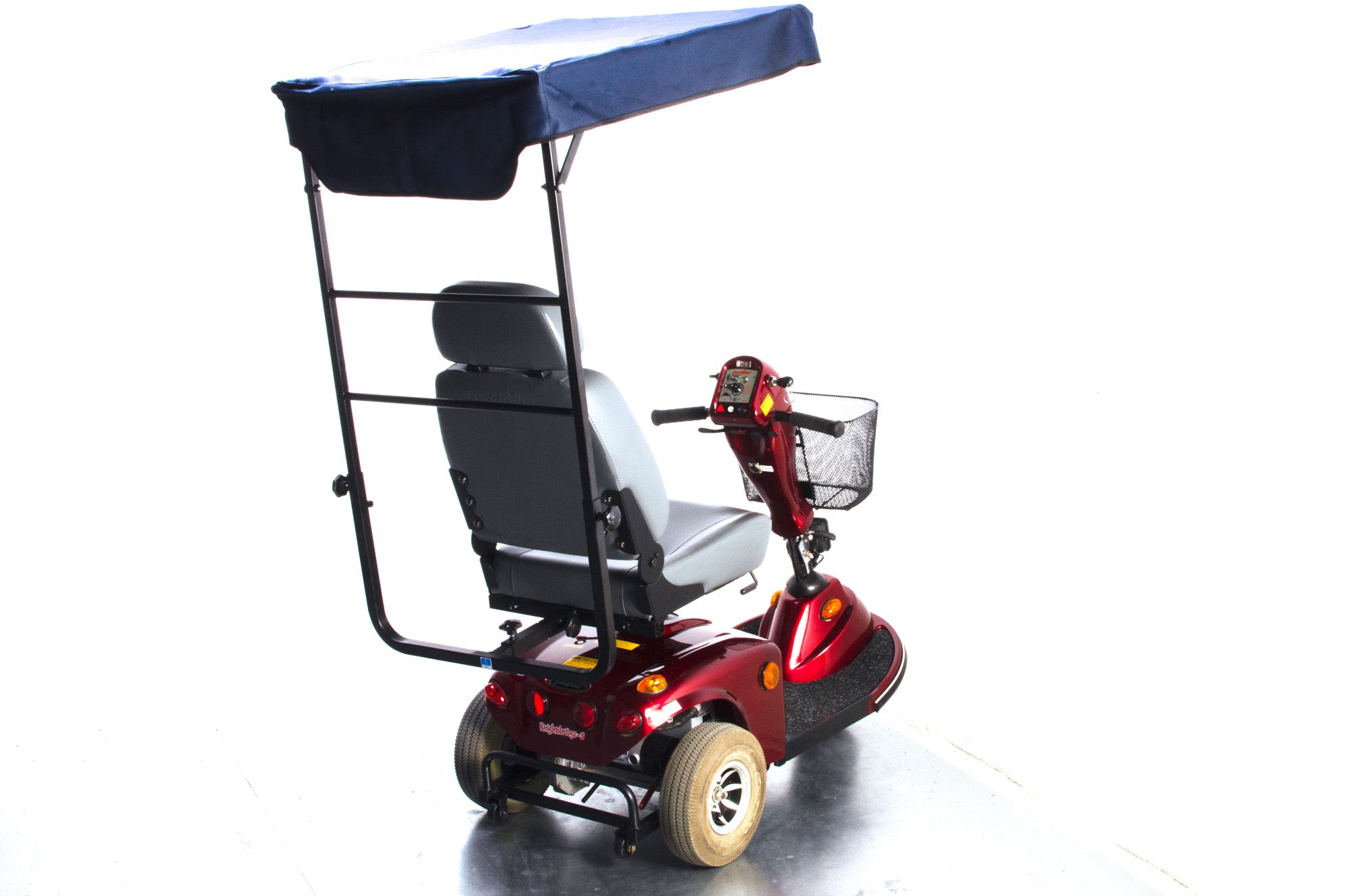 Freerider Knightsbridge Used Electric Mobility Scooter 3 Wheel Trike Canopy Pavement Pneumatic