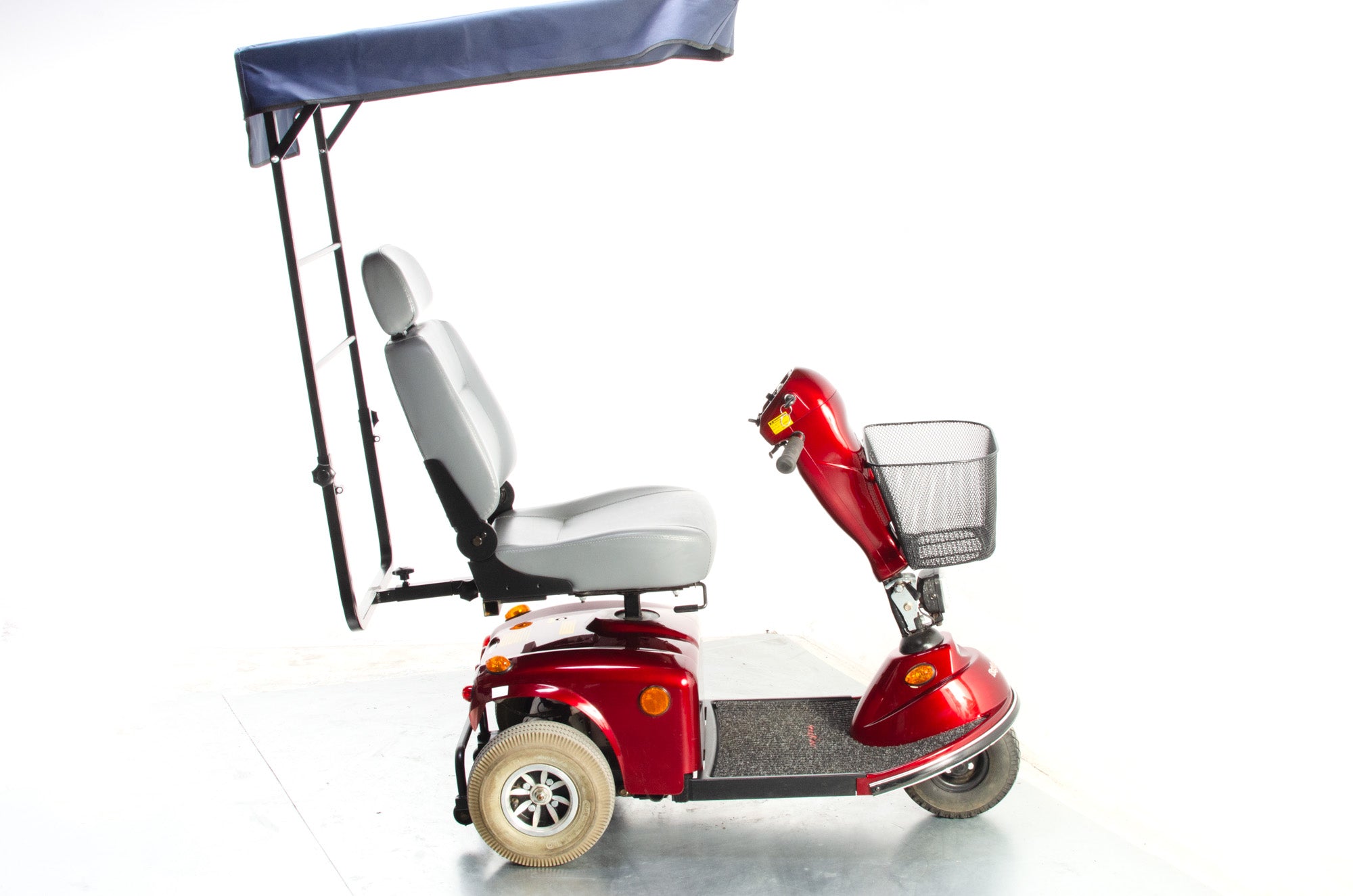 Freerider Knightsbridge Used Electric Mobility Scooter 3 Wheel Trike Canopy Pavement Pneumatic